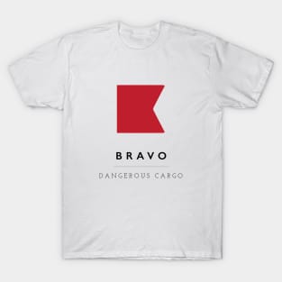 Bravo: ICS Flag Semaphore T-Shirt